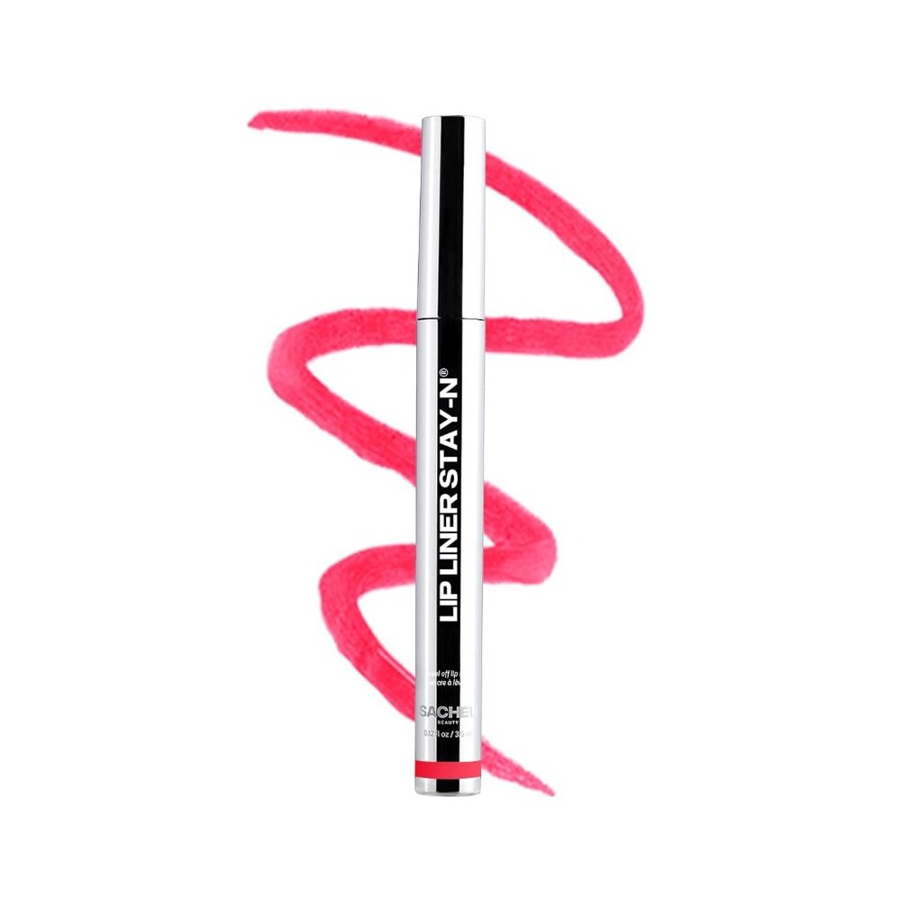 Sacheu Lip Liner STAY-N Peel Off Lip Stain, leftonRED / Transfer-proof / NIB